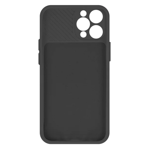 Silicone Case Camshield Soft for iPhone 16 Pro, Black 2