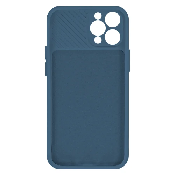 Силиконов калъф Camshield Soft за iPhone 16 Pro, Тъмно син 2