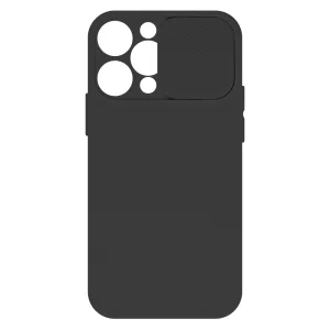 Силиконов калъф Camshield Soft за iPhone 16 Pro Max, Черен