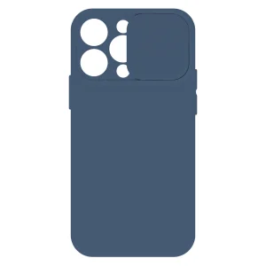 Силиконов калъф Camshield Soft за iPhone 16 Pro Max, Тъмно син