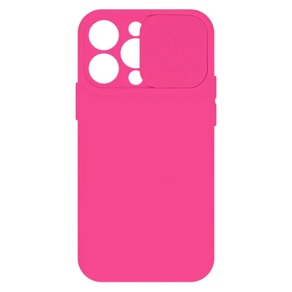 Silicone Case Camshield Soft for iPhone 16 Pro, Pink 2