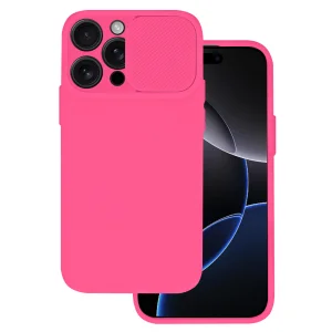Силиконов калъф Camshield Soft за iPhone 16 Pro, Розов