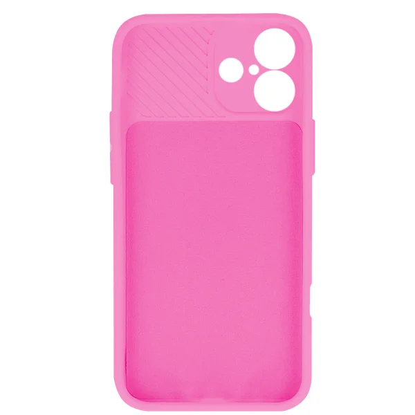 Silicone case Camshield Soft for iPhone 16, Pink 3
