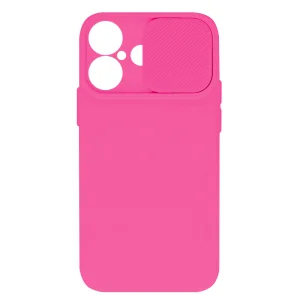 Силиконов калъф Camshield Soft за iPhone 16, Розов