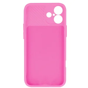 Silicone case Camshield Soft for iPhone 16, Pink 3