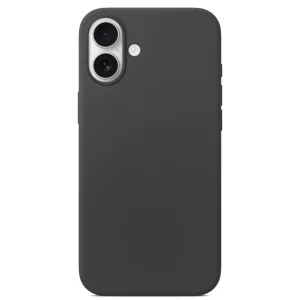 Силиконов калъф Silicone Lite за iPhone 16, Черен