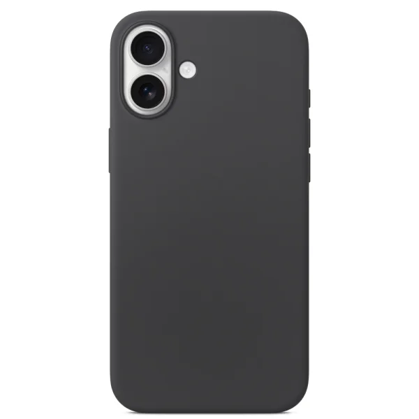 Силиконов калъф Silicone Lite за iPhone 16 Plus, Черен 1