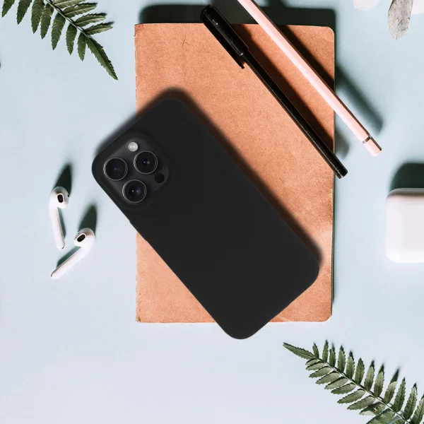 Silicone Case Silicone Lite for iPhone 16 Pro Max, Black 4