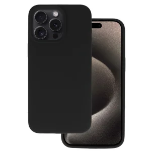Силиконов калъф Silicone Lite за iPhone 16 Pro Max, Черен