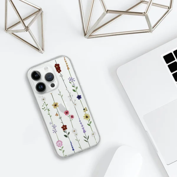 Удароустойчив калъф Flower Antishock за iPhone 16 Pro, Desing 4 3