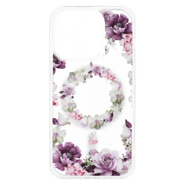 Shockproof case Flower MagSF for iPhone 16 Pro Max, Desing 6 2