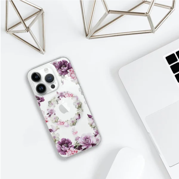 Shockproof case Flower MagSF for iPhone 16 Pro Max, Desing 6 3