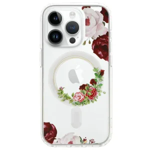 Удароустойчив калъф Flower MagSF за iPhone 16 Pro, Desing 2