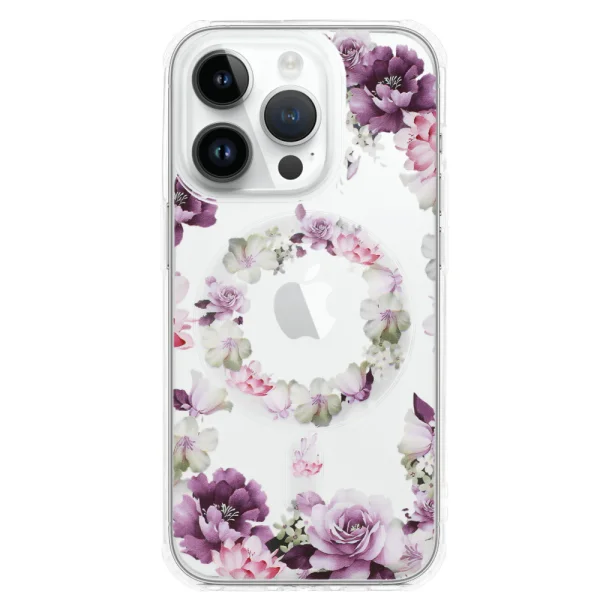 Shockproof case Flower MagSF for iPhone 16 Pro, Desing 6 1