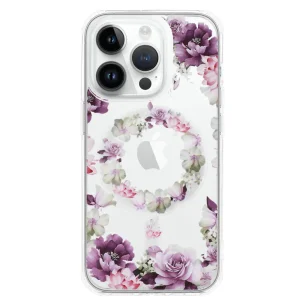 Удароустойчив калъф Flower MagSF за iPhone 16 Pro, Desing 6