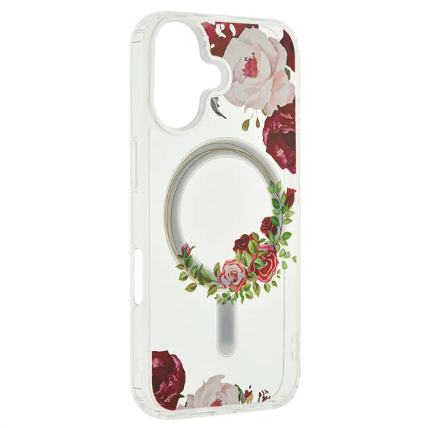 Shockproof case Flower MagSF for iPhone 16, Desing 2 2