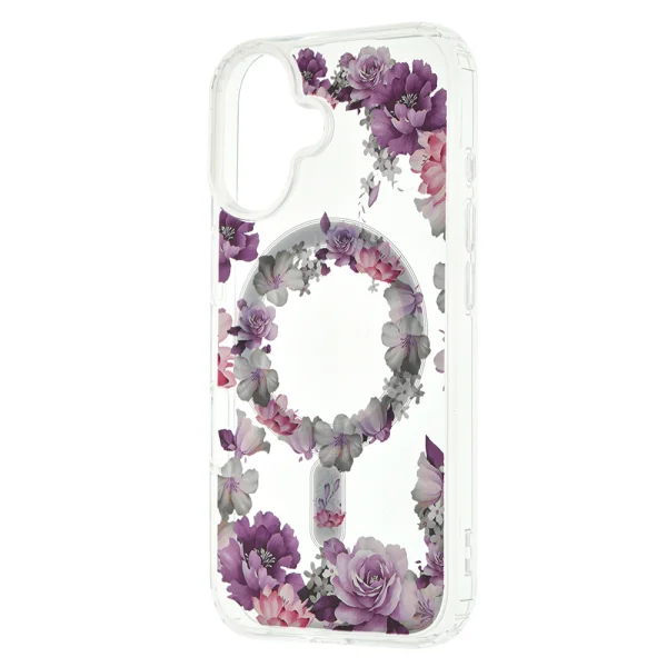 Shockproof case Flower MagSF for iPhone 16, Desing 6 2