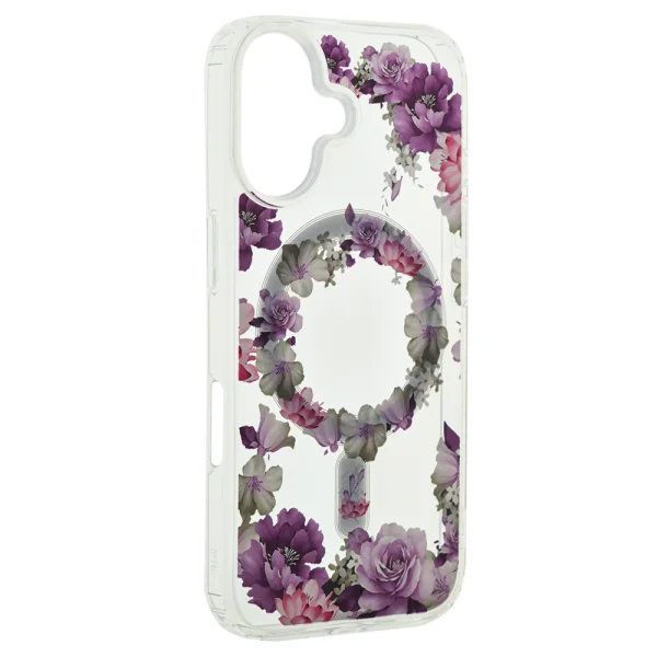 Shockproof case Flower MagSF for iPhone 16, Desing 6 3