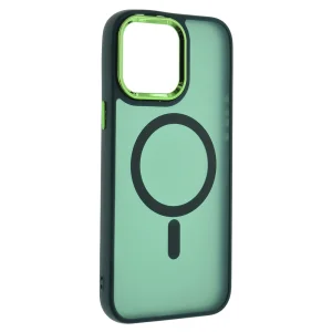 Shockproof case MagSF Matte for iPhone 15 Pro, Green 4