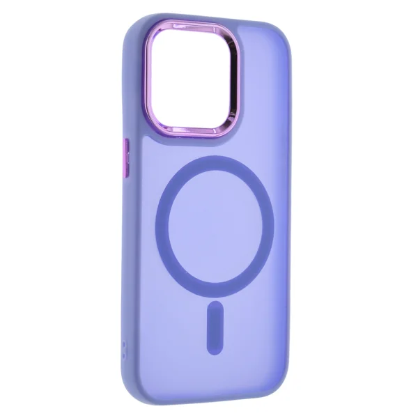 Shockproof case MagSF Matte for iPhone 15 Pro, Purple 4