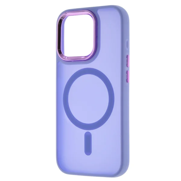 Shockproof case MagSF Matte for iPhone 15 Pro, Purple 3