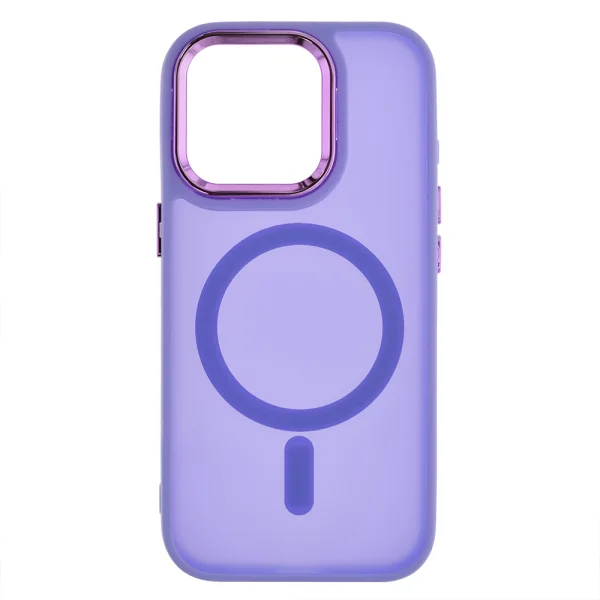 Shockproof case MagSF Matte for iPhone 15 Pro, Purple 2