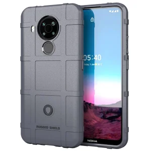Удароустойчив Калъф Grid за Nokia 5.4, Сив