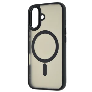 Удароустойчив калъф MagSF Matte за iPhone 16, Черен 4