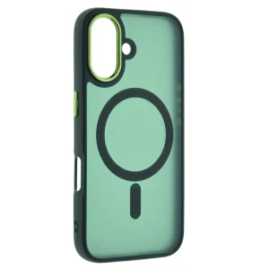 Shockproof case MagSF Matte for iPhone 16, Green 3