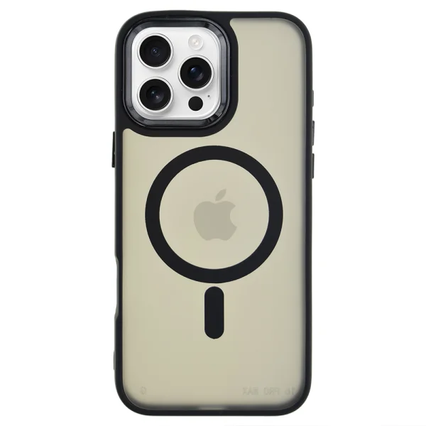 Shockproof case MagSF Matte for iPhone 16 Pro, Black 1