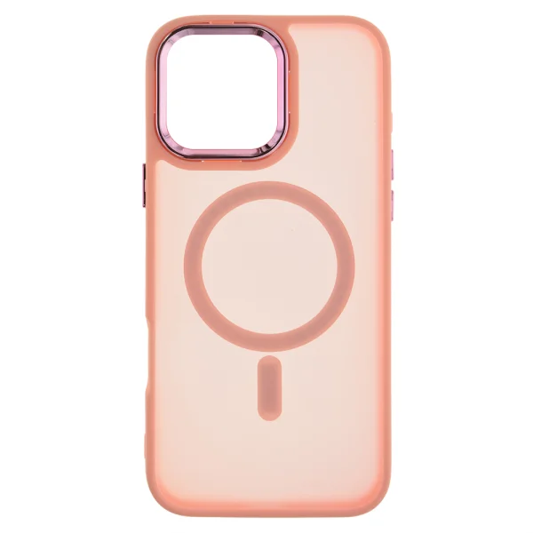 Shockproof case MagSF Matte for iPhone 16 Pro, Pink 2