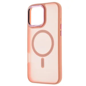 Shockproof case MagSF Matte for iPhone 16 Pro, Pink 4