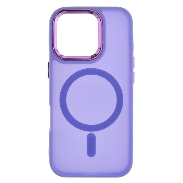 Shockproof Case MagSF Matte for iPhone 16 Pro, Purple 2
