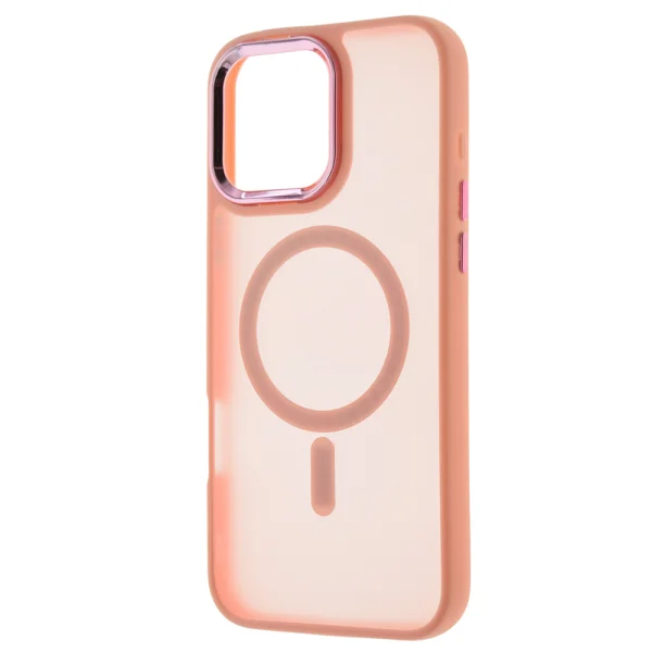 Shockproof case MagSF Matte for iPhone 16 Pro Max, Pink 4