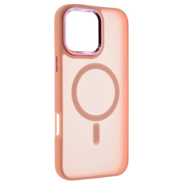 Shockproof case MagSF Matte for iPhone 16 Pro Max, Pink 3