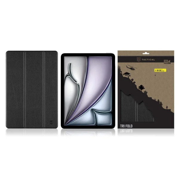 Калъф тефтер Tactical Book Tri Fold за iPad Air 11 2024 / Air5 2022 / Air 2020, Черен 3