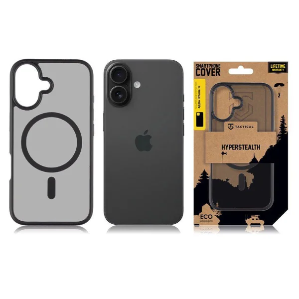 Shockproof case Tactical MagForce Hyperstealth for iPhone 16, Black 3