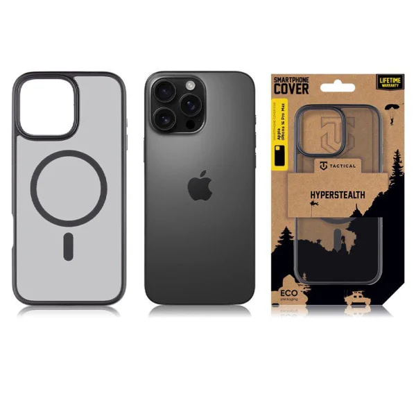 Shockproof case Tactical MagForce Hyperstealth for iPhone 16 Pro Max, Black 3