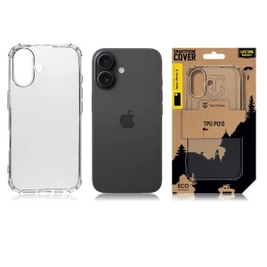 Tactical Plyo Cover Silicone Case for iPhone 16, Transparent 3
