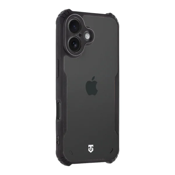 Shockproof case Tactical Quantum Stealth for iPhone 16, Transparent-black 2