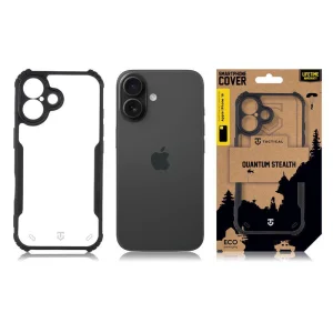 Shockproof case Tactical Quantum Stealth for iPhone 16, Transparent-black 3