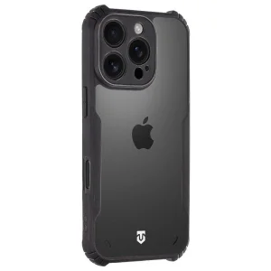 Удароустойчив калъф Tactical Quantum Stealth за iPhone 16 Pro, Прозрачен-черен