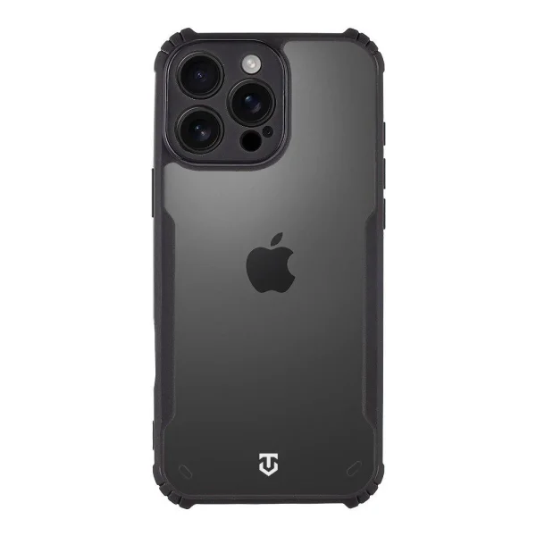 Shockproof case Tactical Quantum Stealth for iPhone 16 Pro Max, Transparent-black 1