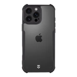 Удароустойчив калъф Tactical Quantum Stealth за iPhone 16 Pro Max, Прозрачен-черен
