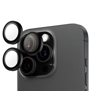 Стъклен Протектор за камера PanzerGlass Hoops Lens Protector за iPhone 15 Pro / 15 Pro Max, Черен 3