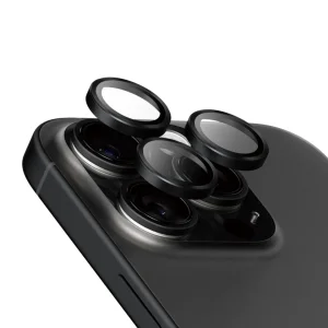 Стъклен Протектор за камера PanzerGlass Hoops Lens Protector за iPhone 15 Pro / 15 Pro Max, Черен 4