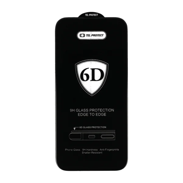 Стъклен протектор 6D Full Glue за Samsung Galaxy S20 FE, Черен 3