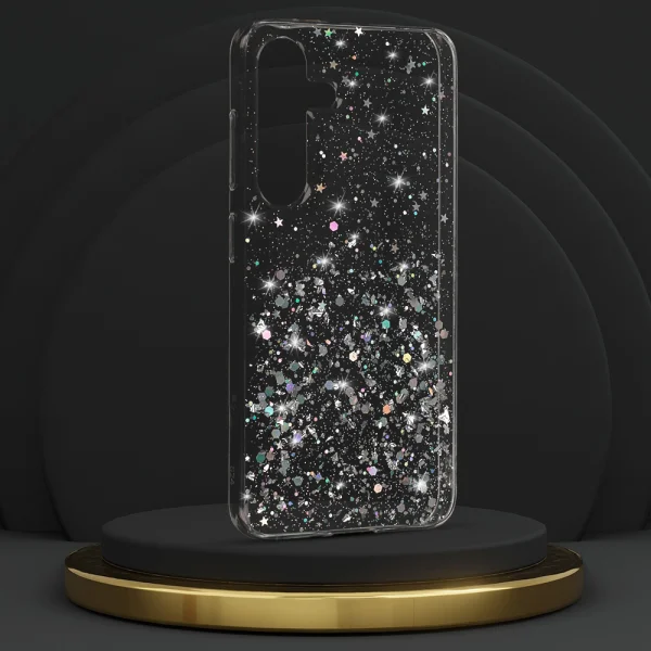 Silicone case Brilliant for Samsung Galaxy S24 FE, Transparent 3