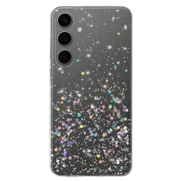 Silicone case Brilliant for Samsung Galaxy S24 FE, Transparent 1
