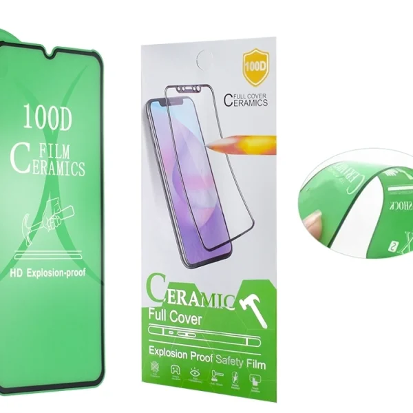 Удароустойчив протектор Hard Ceramic за Samsung Galaxy A52 5G / A52 LTE (4G), Черен 2